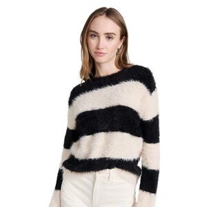 Velvet by Graham & Spencer Gianna Sweater - Medium, cozy long sleeve stripe